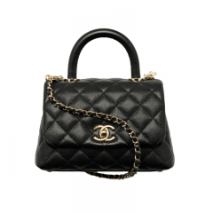 香奈儿CHANEL 迷你口盖包配以手柄